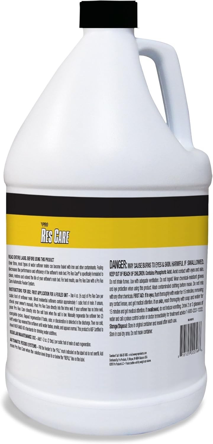 ResCare All-Purpose Water Softener Cleaner Liquid Refill, 1 Gallon, Pack of 3