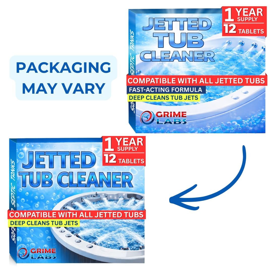 Jetted Tub Cleaner – Bathtub Jet & Pipe Cleaner for Whirlpool Baths, Spas & H…