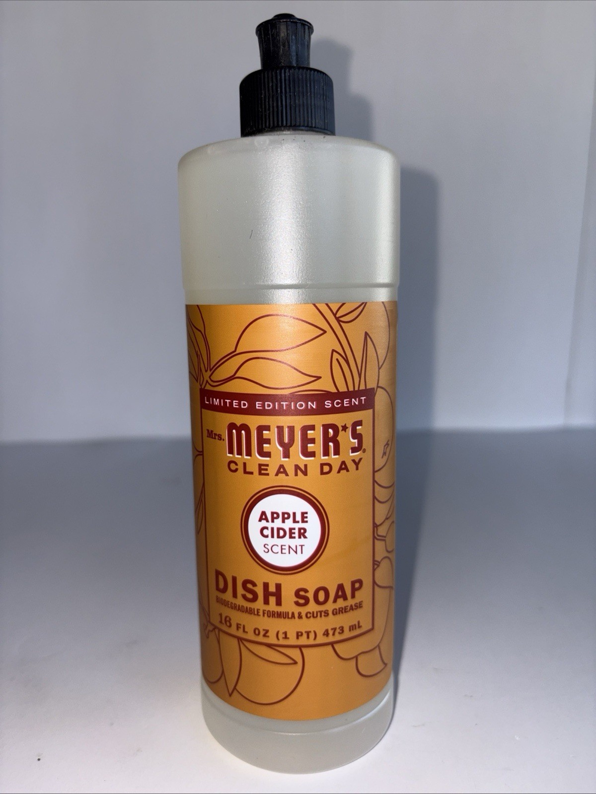 Mrs. Meyer’s Clean Day 3 Dish Soap Fall Edition 16 Fl Oz Apple Cider Scent