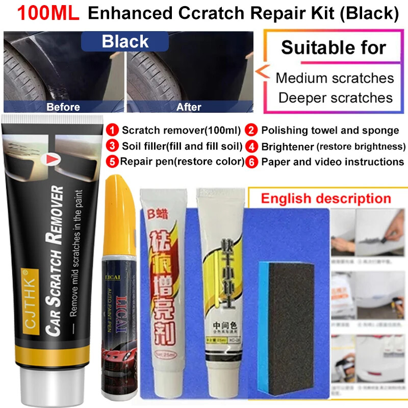 Car Scratch Remover & Polishing Wax – Auto Paint Repair Compound