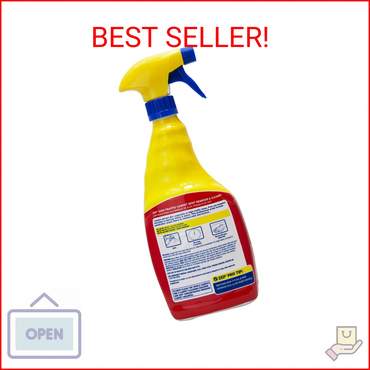 Zep 32 ounce high-traffic carpet cleaner ZUHTC32