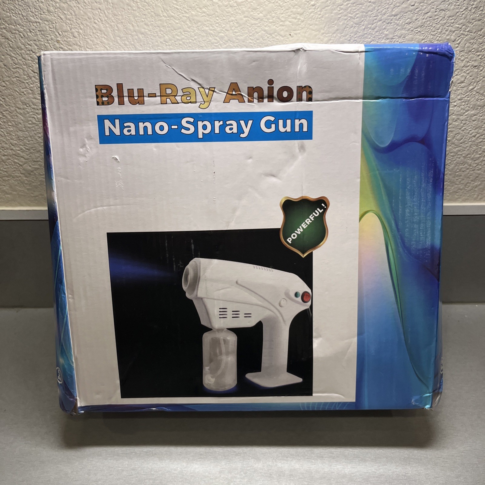 BLU RAY ANION Nano Spray Gun Handheld Cordless Disinfectant Fogger White NEW