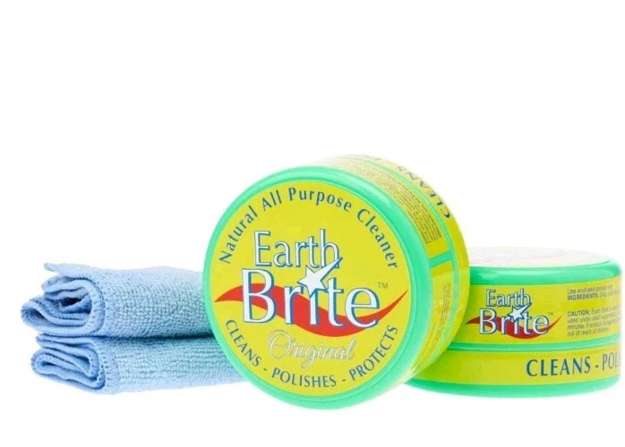 Earth Brite Clay-Based All-Purpose Cleaning Kit 2 Piece 10.5 oz. Original New