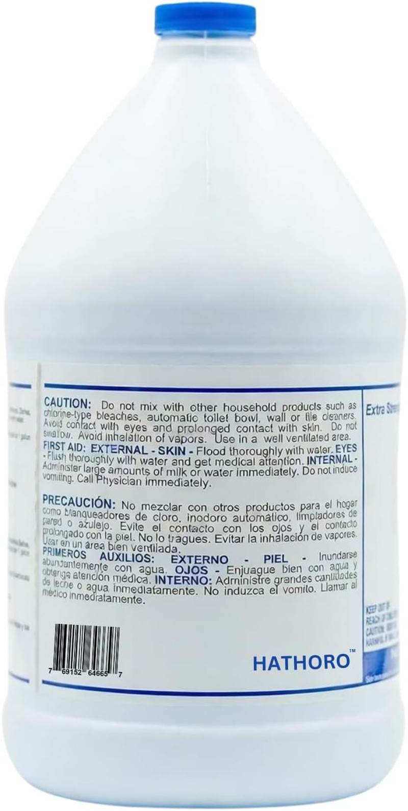 (4 Gallons) Clear Ammonia Cleaner Liquid, Multi-Surface Cleaning Solution | Remo