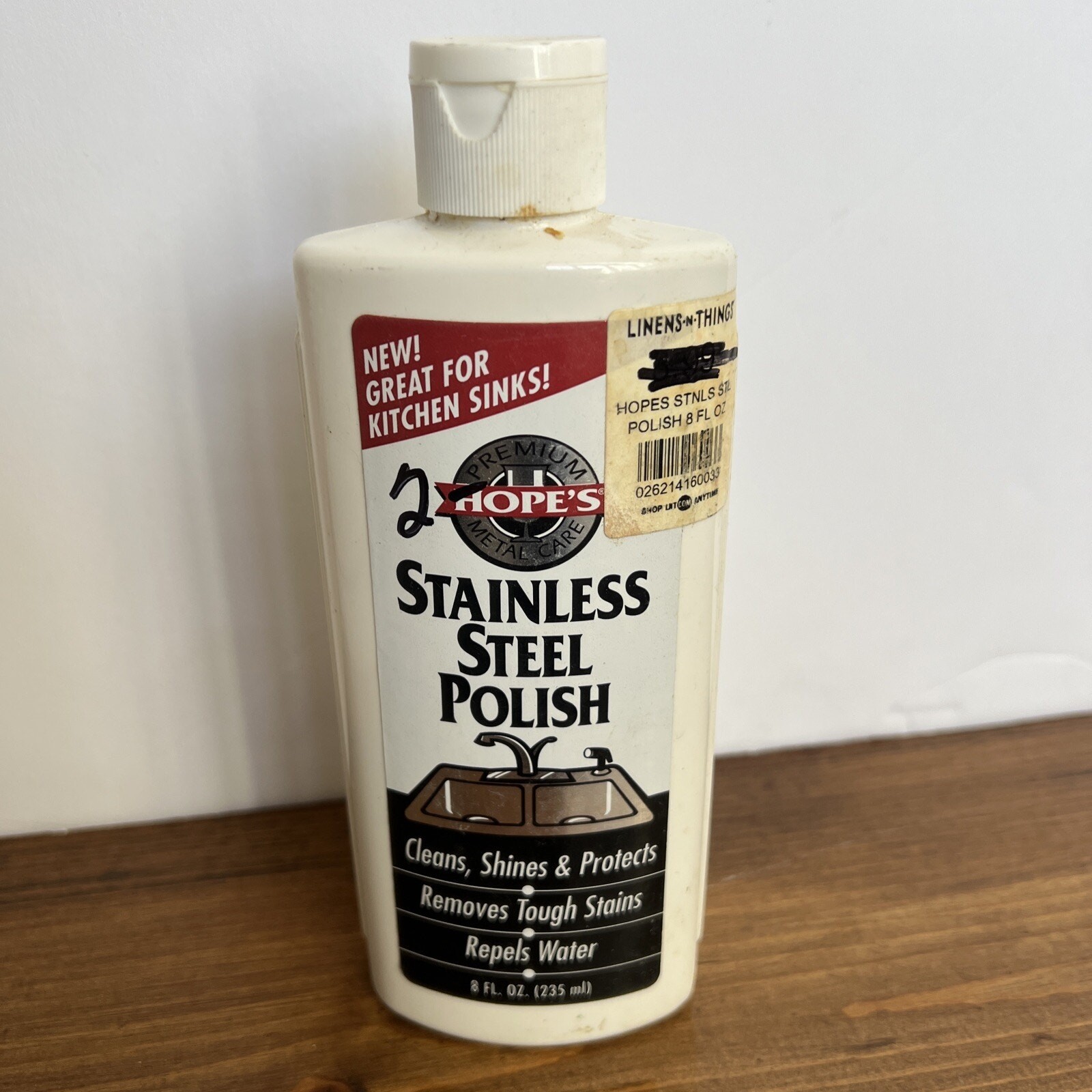 Vintage Hope’s Stainless Steel Polish Premium Metal 8fl oz~40% Full Discontinued