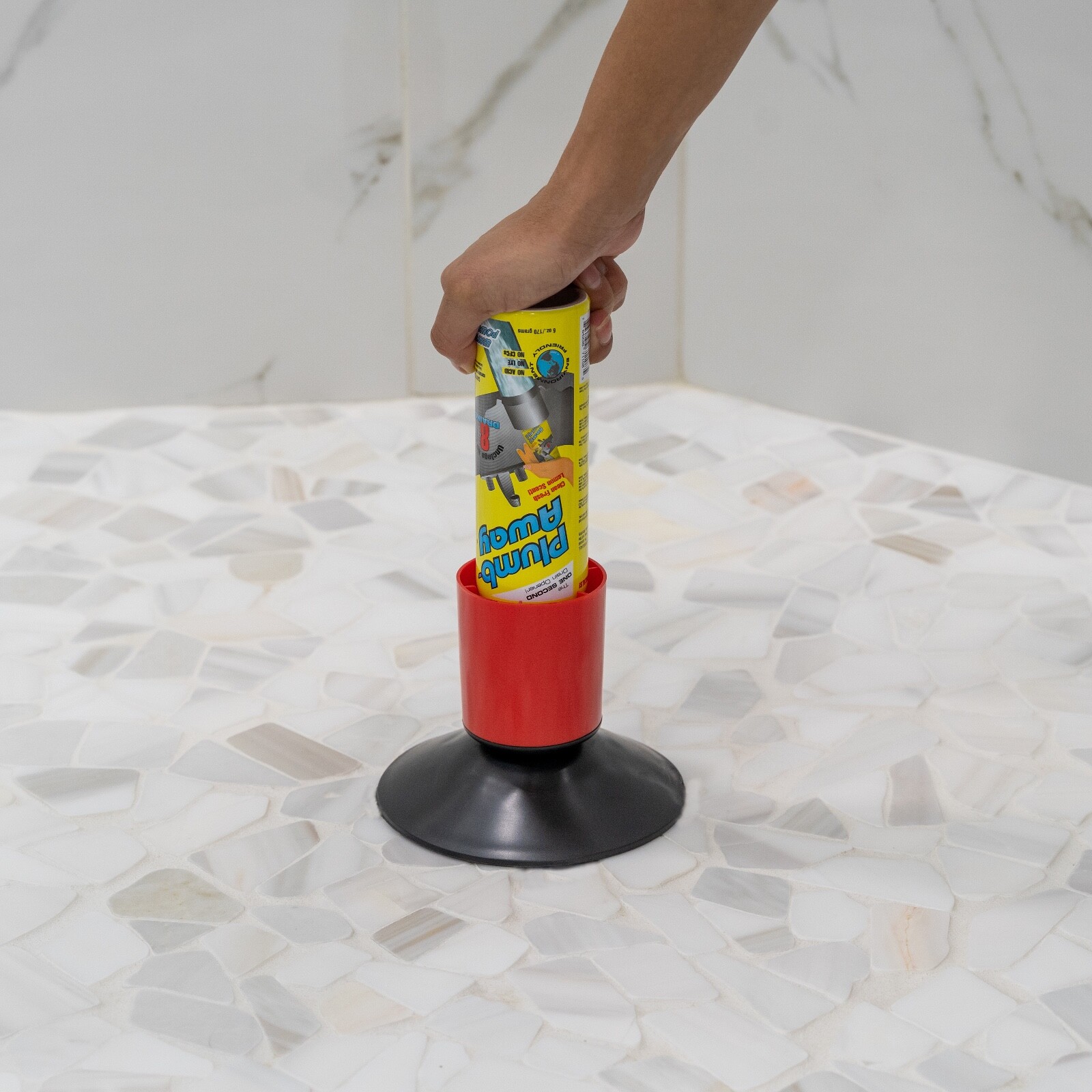 Plumb Away Instant Drain Opener-No Chemicals-Clog Remover & Cleaner- Starter Kit