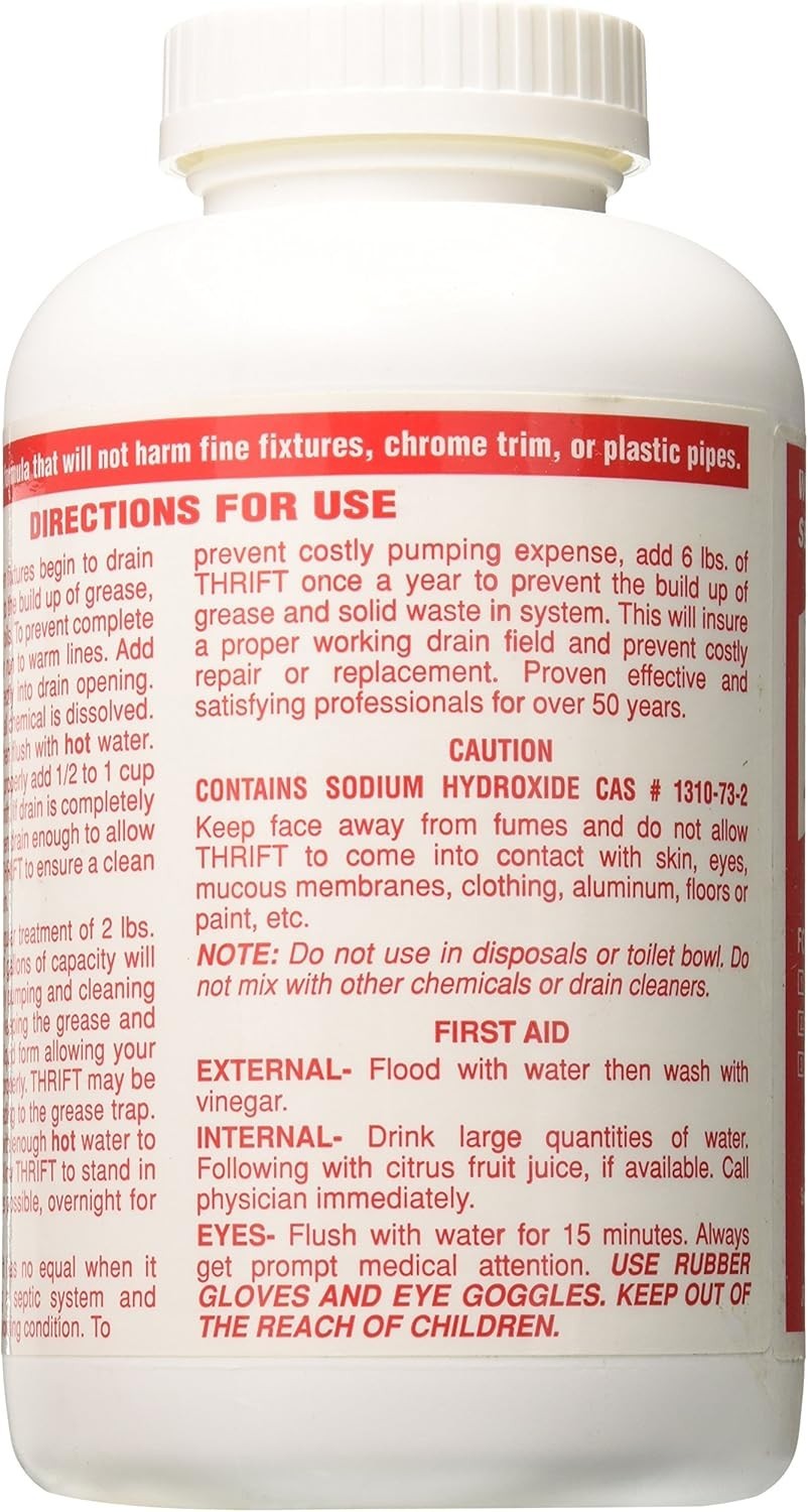 Marketing GIDDS-TY-0400879 Drain Cleaner 2 lb , White