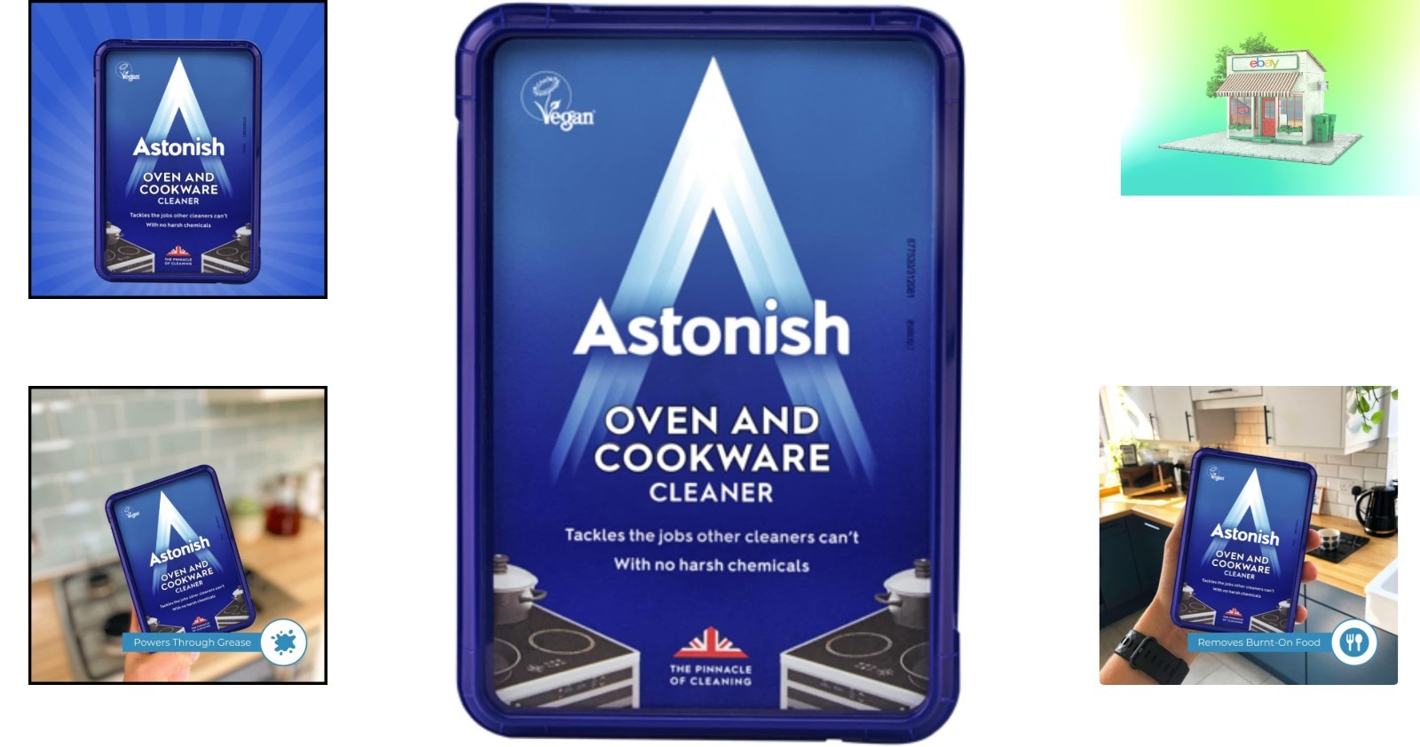 Astonish 150g Biodegradable Oven & Cookware Cleaner – Non-Toxic, Lemon Scented