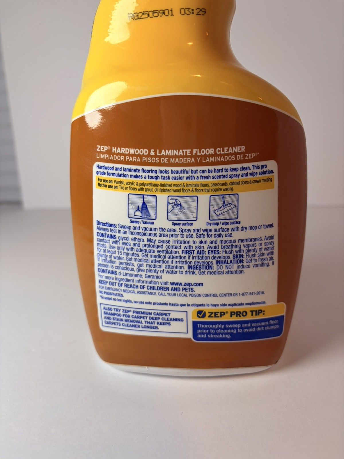 Zep Hardwood and Laminate Floor Cleaner Liquid Floor Cleaner 32 -fl oz