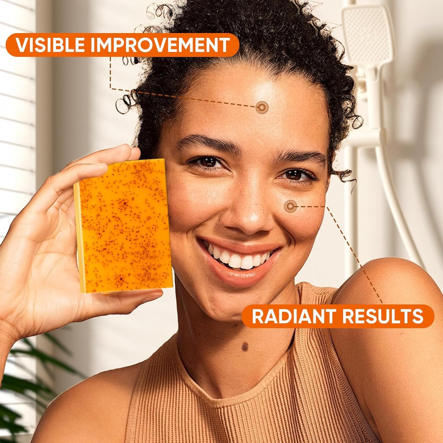 5 Pack Turmeric Kojic Acid Soap Bars(80g) – Infused with Retinol, Hydrolyzed