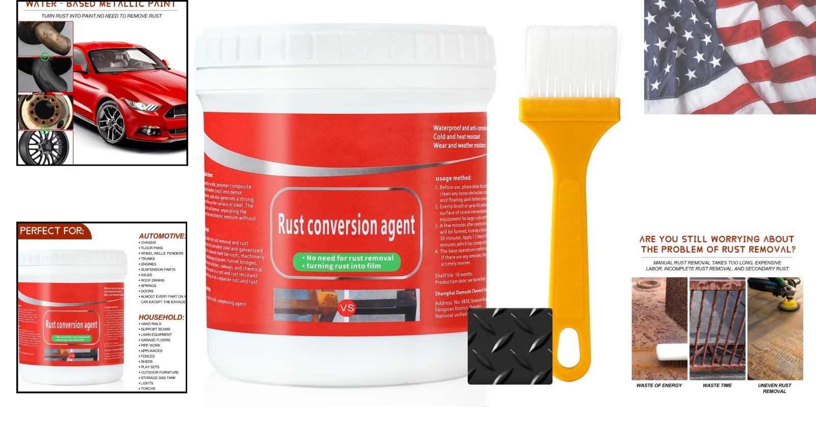 Rust Renovator,Rust Remover for Metal,Rust Converter for Metal,Water-Based Ru…