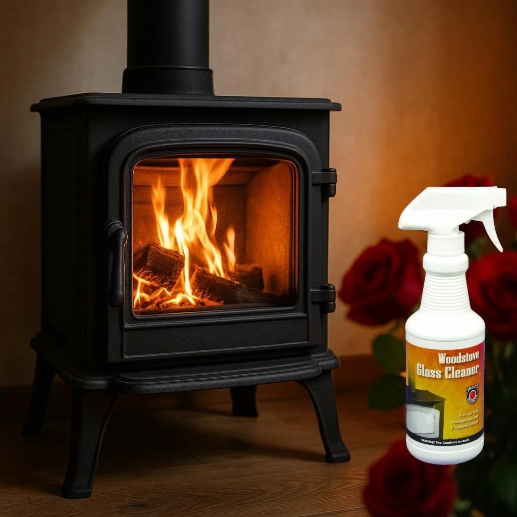 701 Wood Stove Glass Cleaner – Removes Creosote, Soot & Smoke from Wood, Pell…