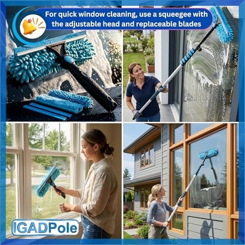 IGADPole 24FT Water Fed Kit Window Solar Cleaning