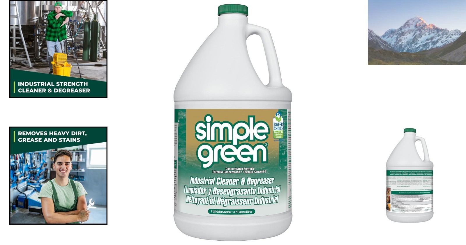 Sassafras Scented Industrial Cleaner, 127.8 Fl Oz – Safe & Effective Degreaser