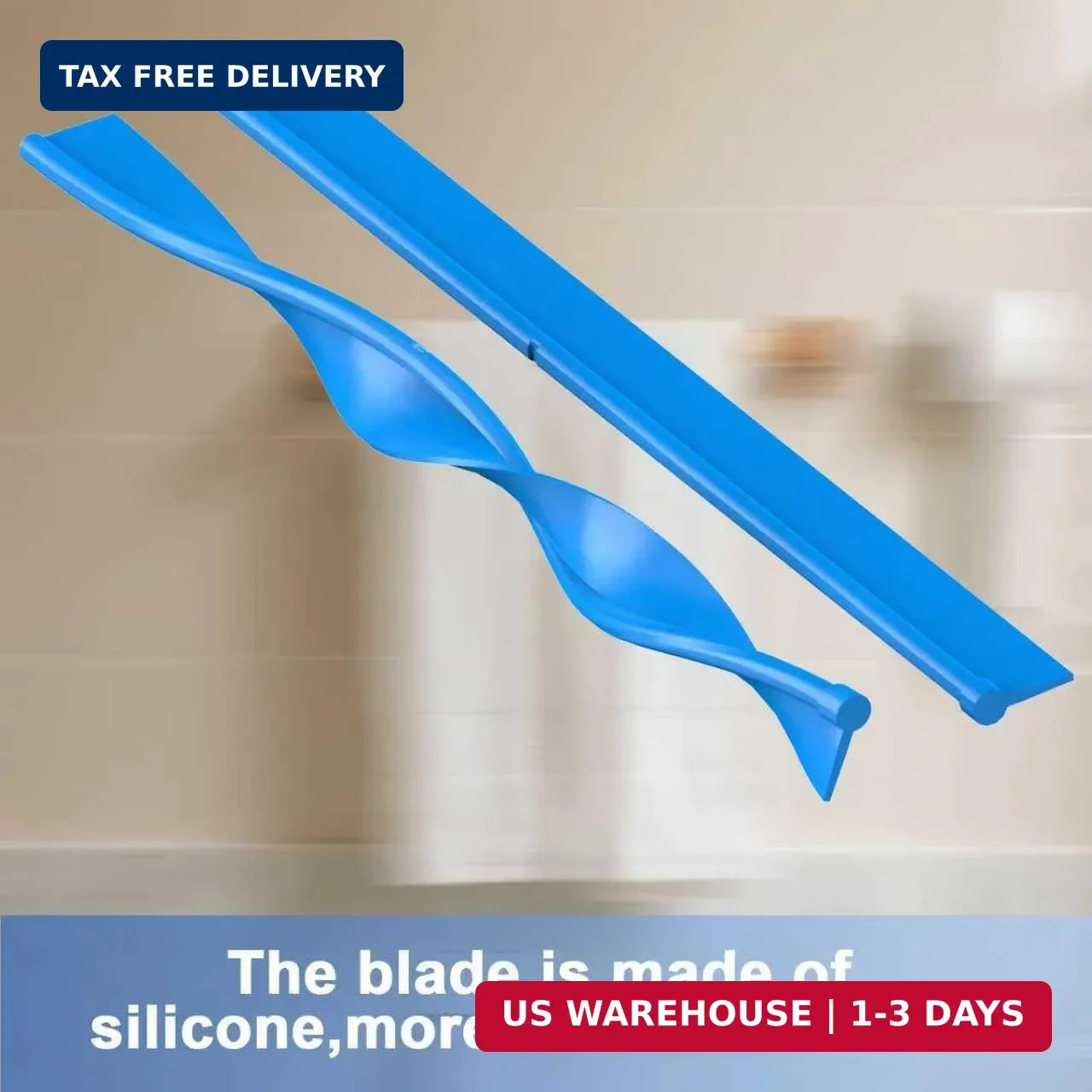 Extendable Window Squeegee Cleaner Tool for Shower Tile Wall Sliding Glass Door