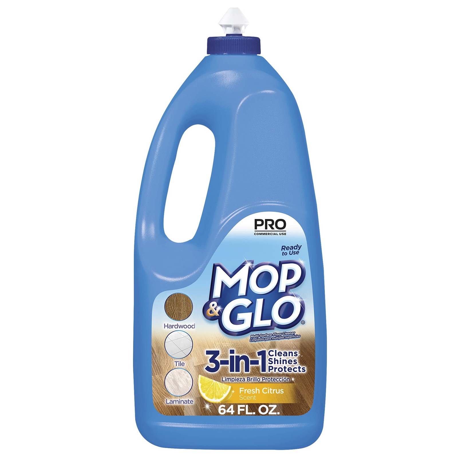 Professional Multi-Surface Floor Cleaner, Fresh Citrus Scent, 64 Oz