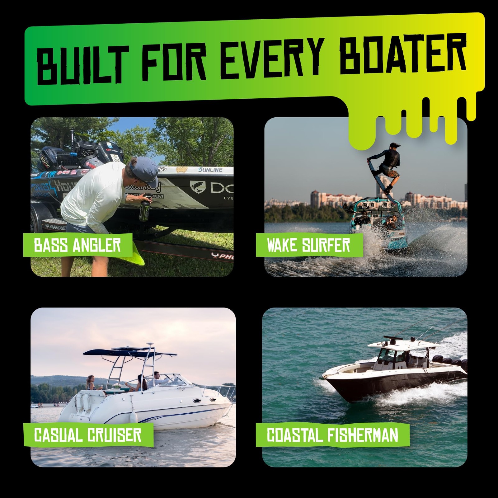 Boat Juice 2in1 Exterior Boat Cleaner & Protectant Spray | Water Spot Remover…
