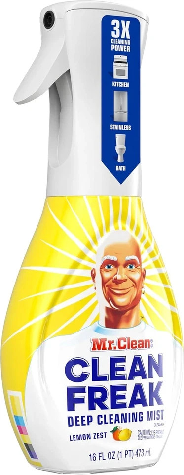 Mr Clean Clean Freak Multi Surface Cleaner Spray Pack of 4 Lemon Zest 16 Fl Oz