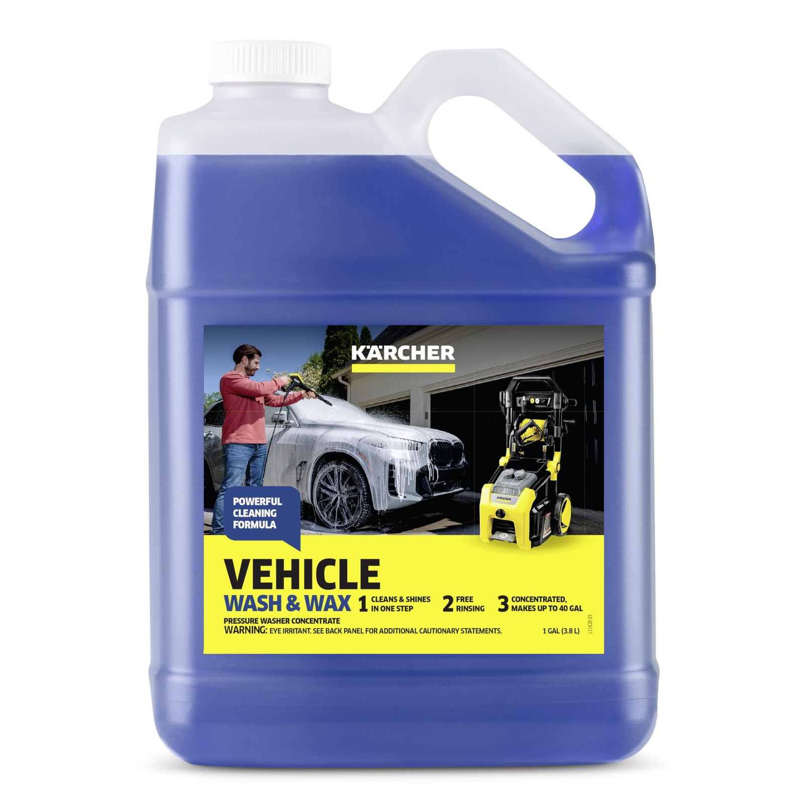 Vehicle Wash and Wax, Pressure Washer Detergent, Cleans Cars, Bikes, Trucks, …
