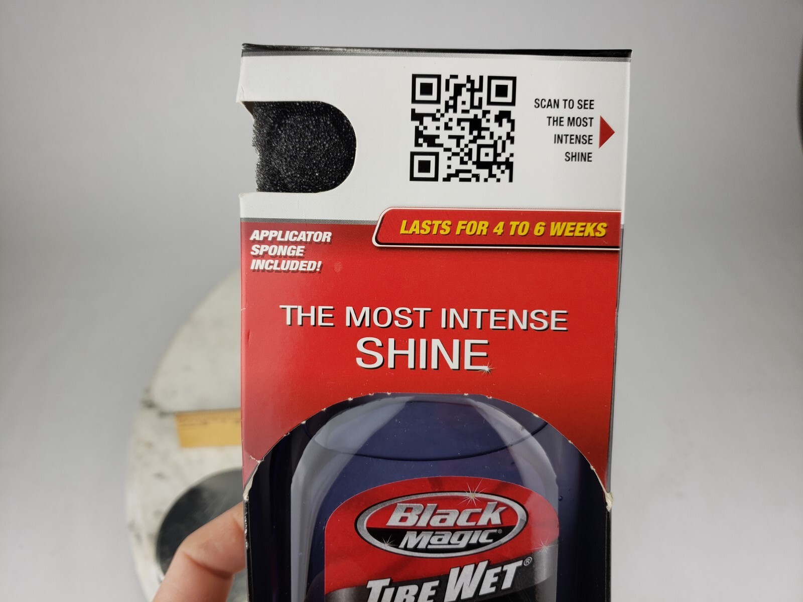 Black Magic Tire Wet Gel 16 Oz Advanced Silicone High Gloss Shine & Never-Dull