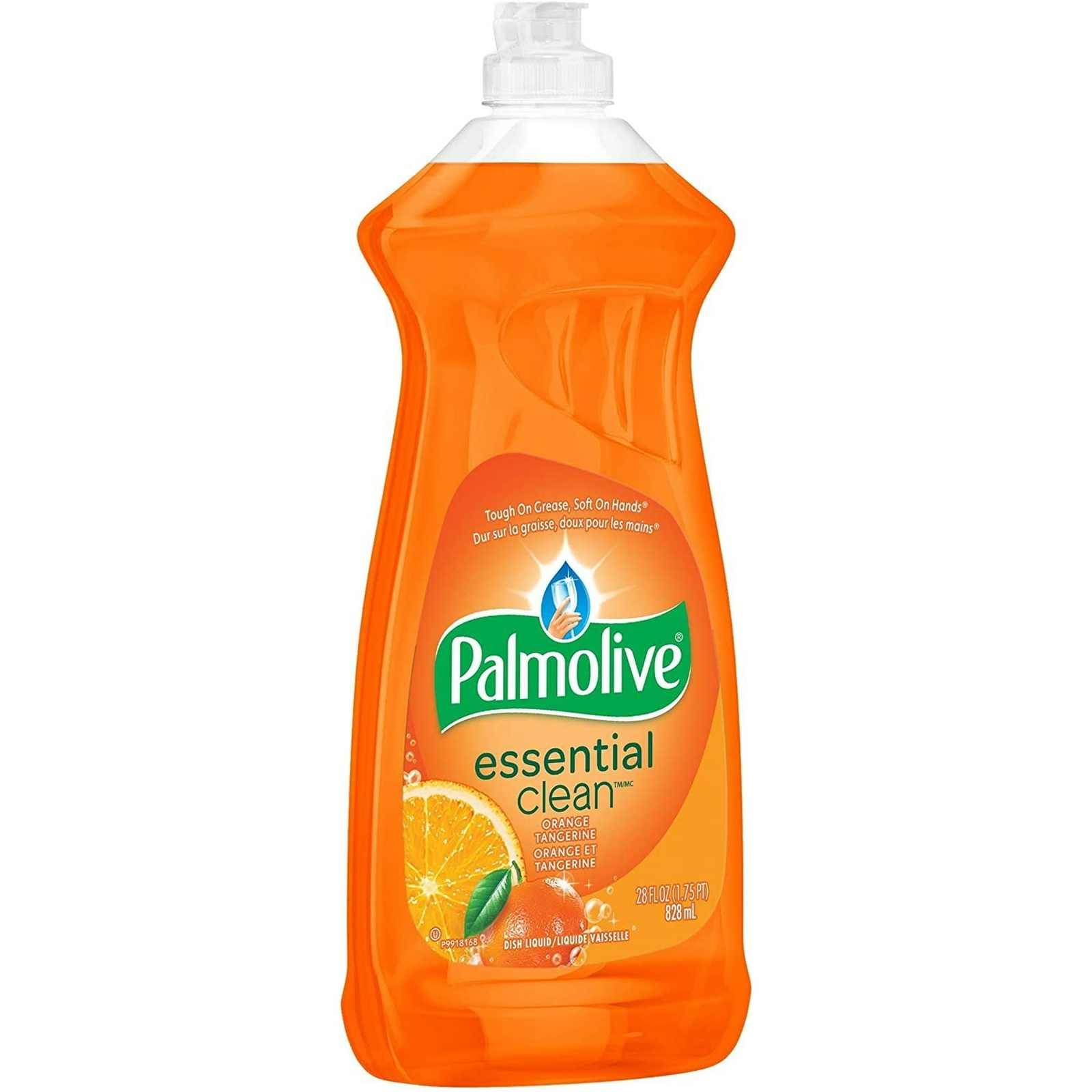 Palmolive Essential Clean Orange Tangerine Scent Dish Liquid, 28 oz (Pack of 2)