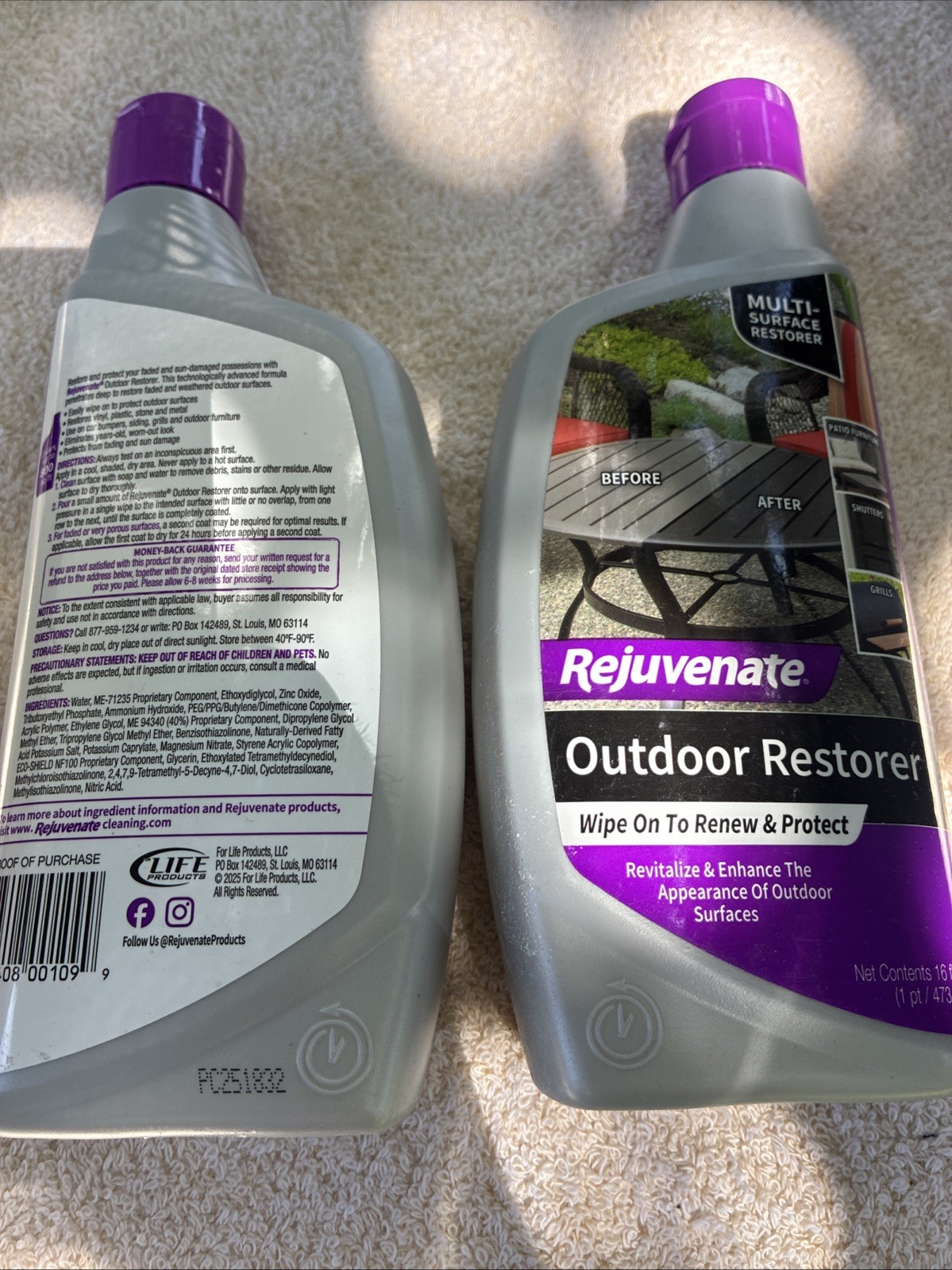 2X Outdoor Restorer 16 Ounces Restores Faded and Weathered Surfaces