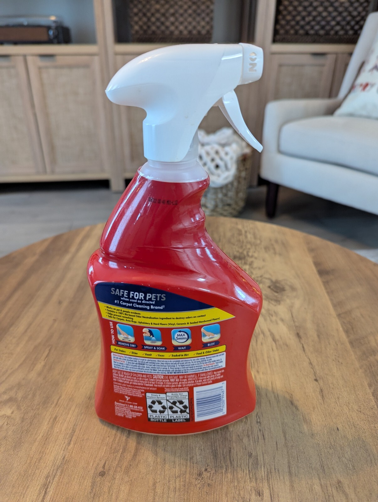 Resolve Urine Destroyer Spray Stain & Odor Remover, 32 FL Oz