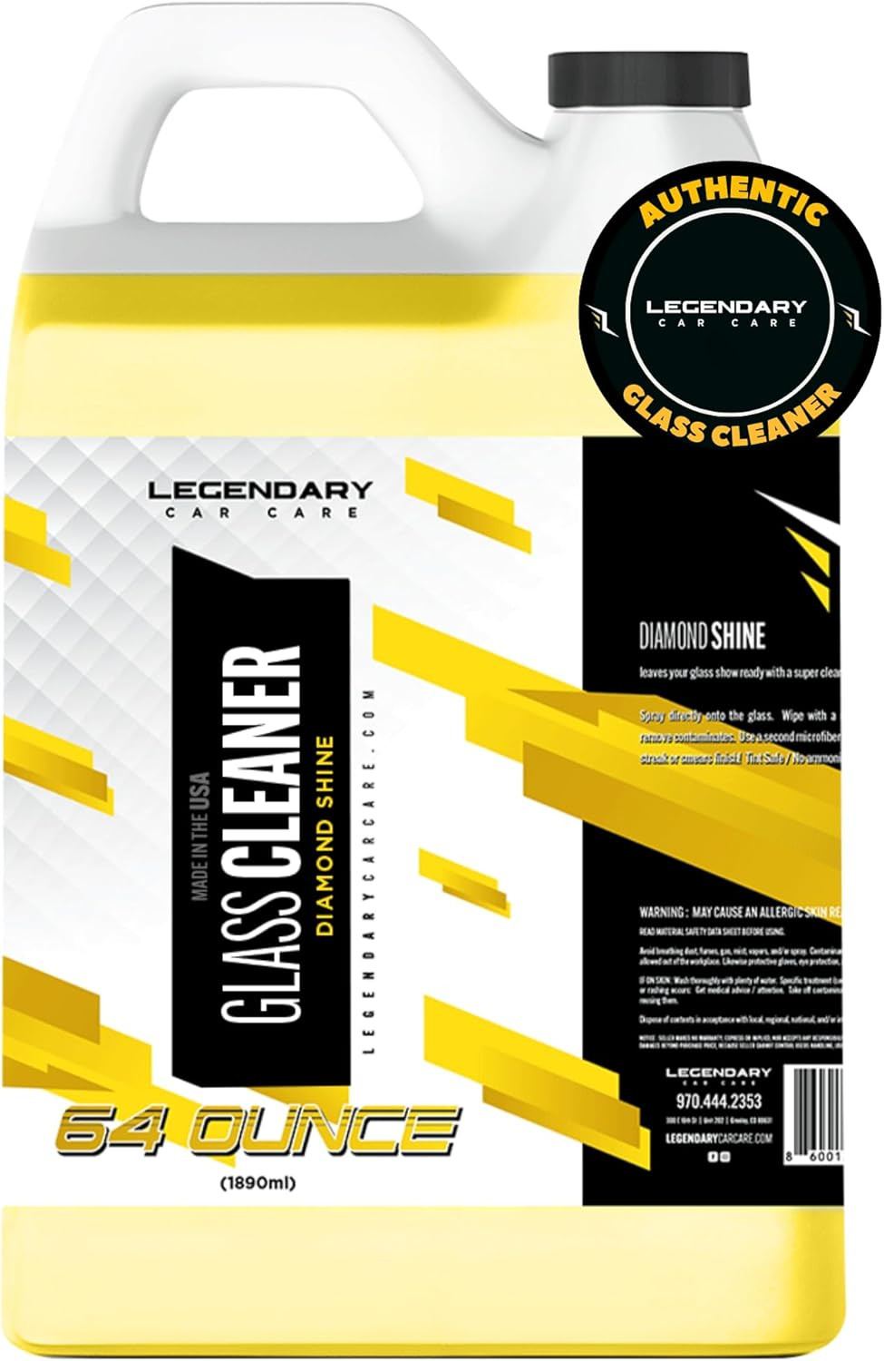 Legendary Glass Cleaner 16Oz (2 Pack) – Auto Window Cleaner Spray for Car Window