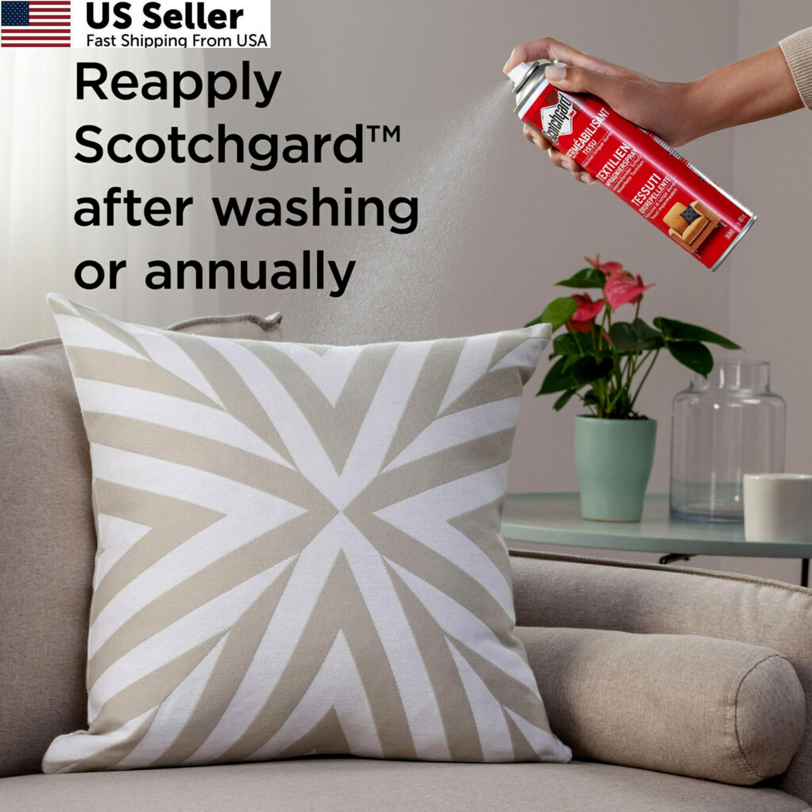 Scotchgard Fabric Water Shield, 13.5 Ounces, Repels 1 Pack, Transparent