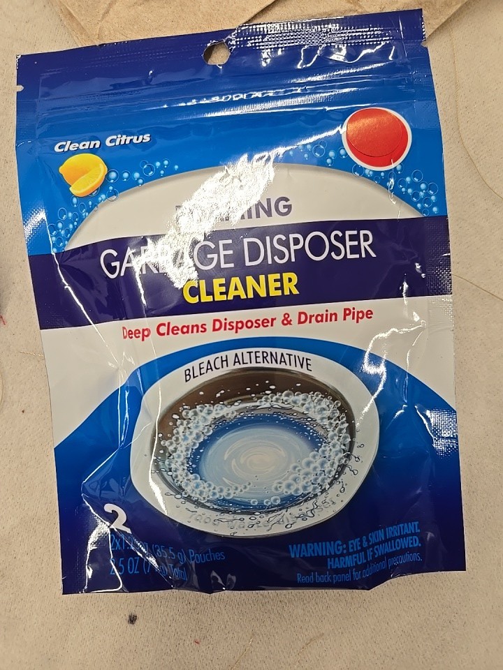 Foaming Garbage Disposal Cleaner 6 Pack (2 Pouches Per Pk)