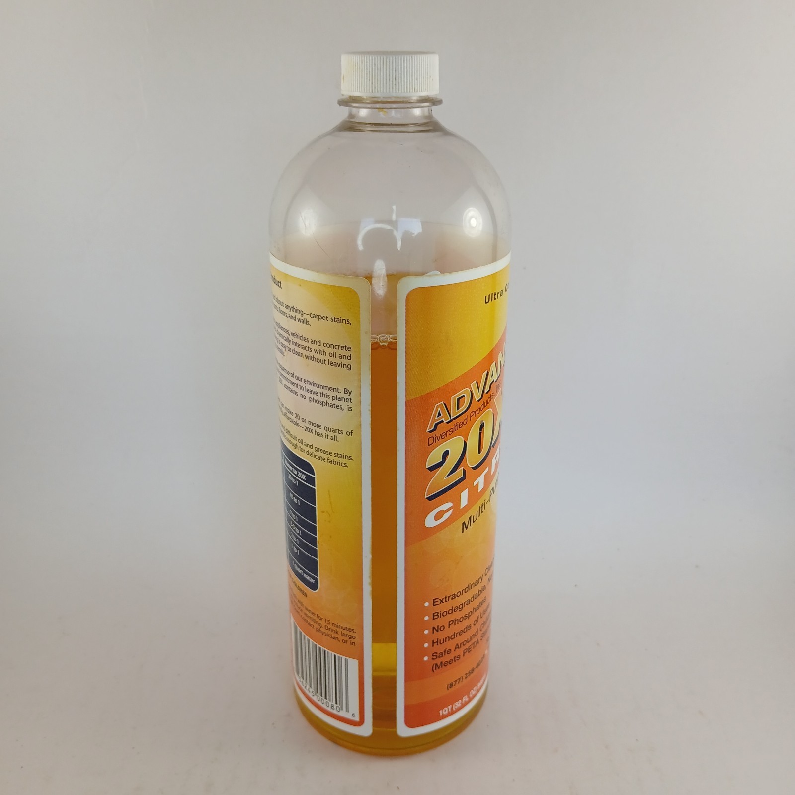 Advanage 20X Household Cleaner Concentrate Refill Citrus All Purpose 32 oz 3/4