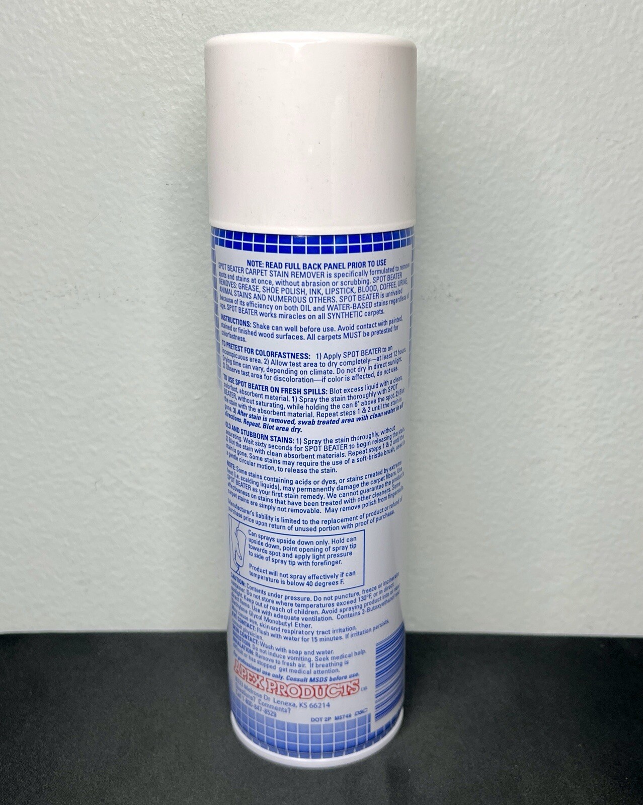 Spot Beater Instant Carpet Spot Remover for Fresh, Old, & Stubborn Stains 16oz