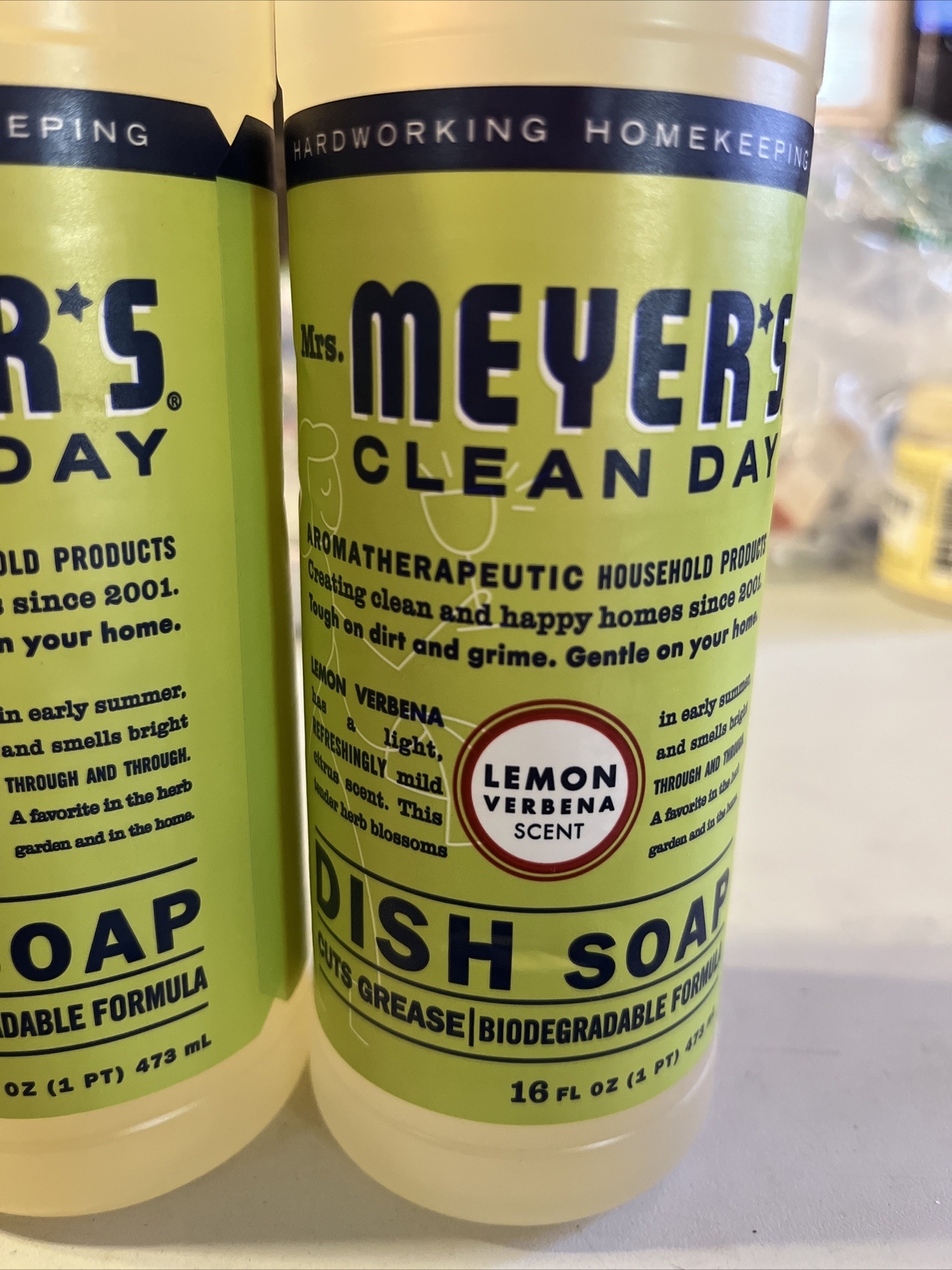 Mrs. Meyer’s (2 PK) Clean Day Dish Soap 16 fl oz Lemon Verbena Scented