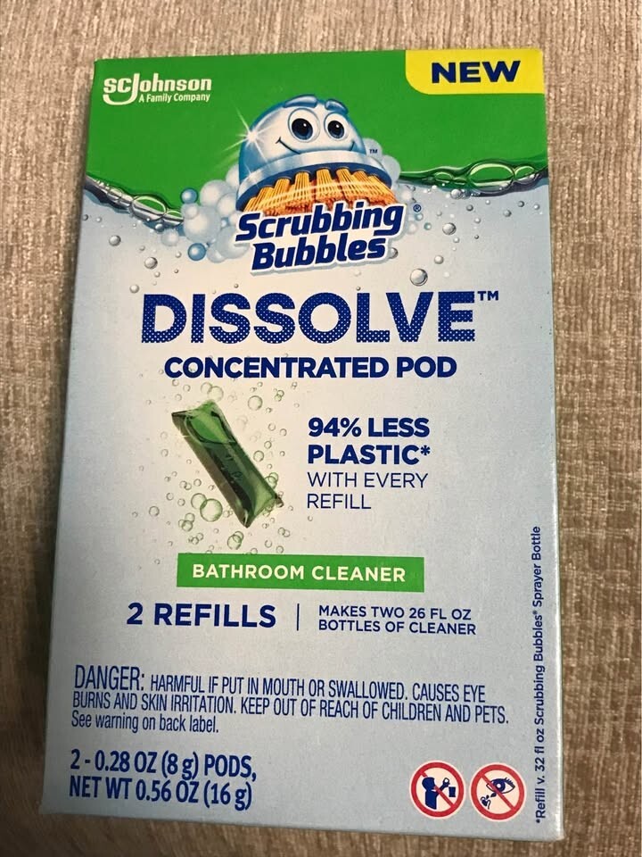Scrubbing Bubbles Dissolve Concentrated Pod Bathroom Cleaner Refills (2-Pack)