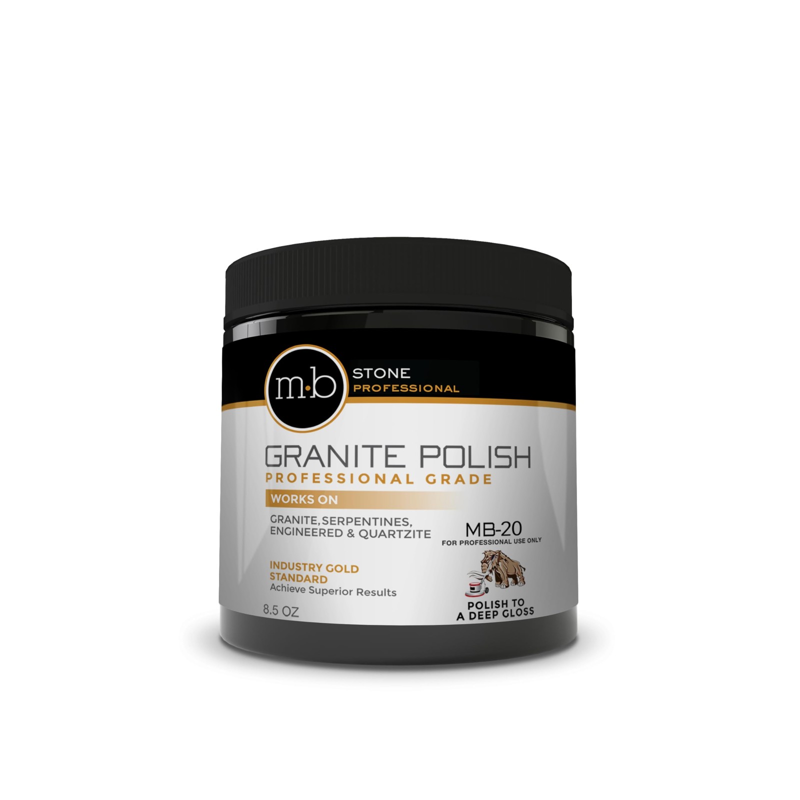 MB-20 Stone Granite Polishing Compound 8.5 Oz. for Professional use only