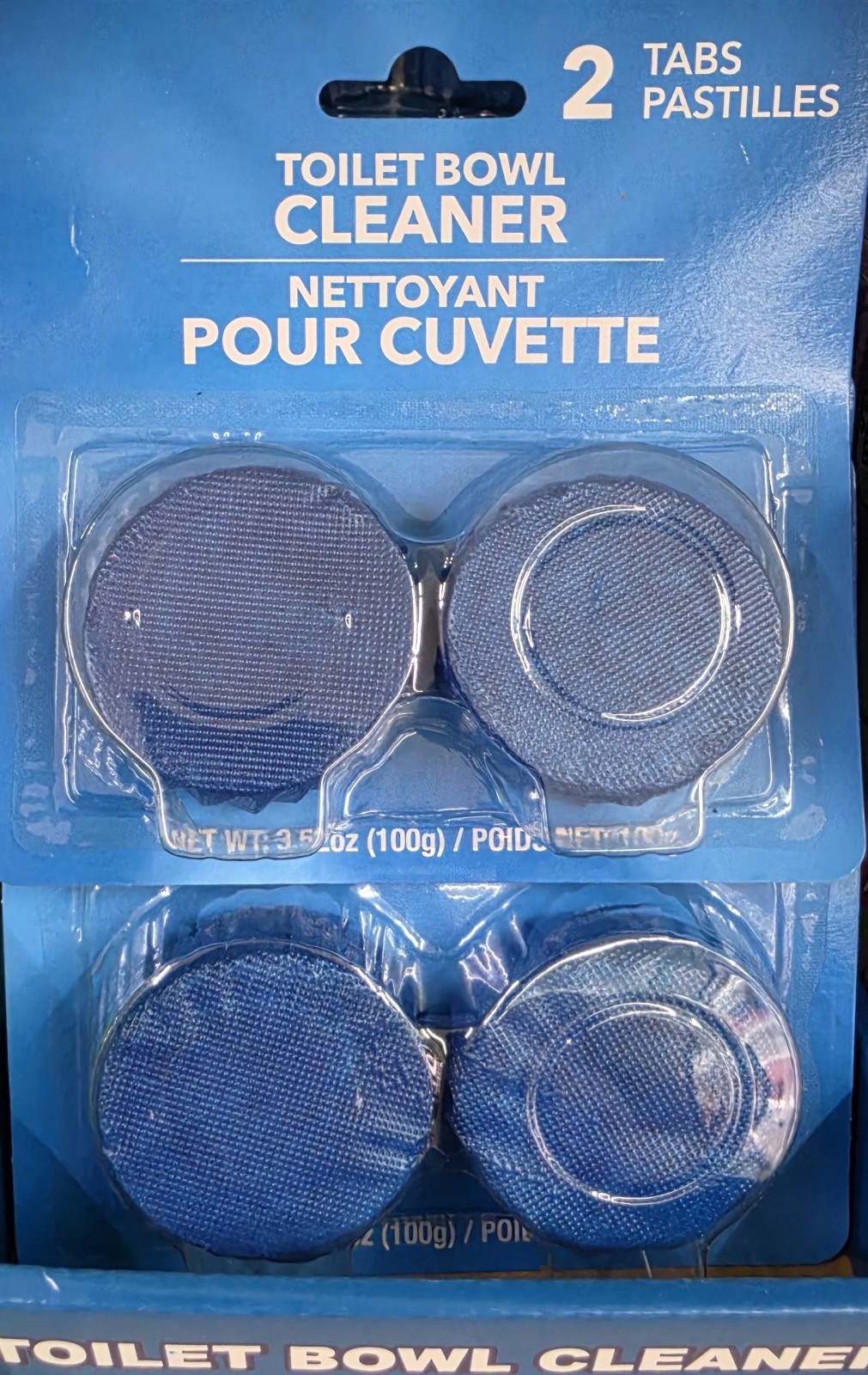 Toilet Bowl Cleaner Tablet Tabs for Toilet, 2 Pack, 3.5 oz, 4 Tabs