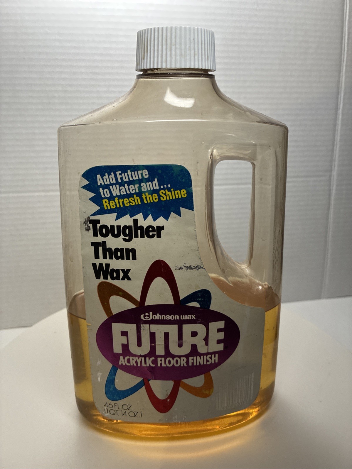 RARE Vintage Pledge FUTURE Premium Floor Finish 46 oz Johnson 50% Full