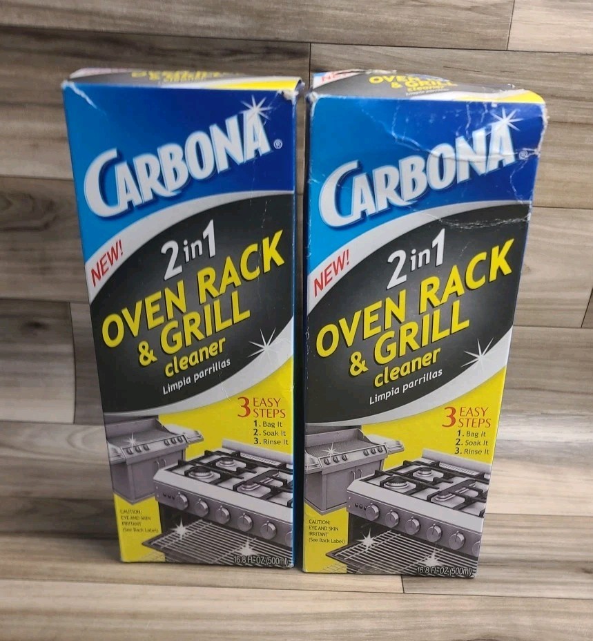 2 Pack Carbona Pro Care Oven Rack and Grill Cleaner Kit 16.8oz. Each