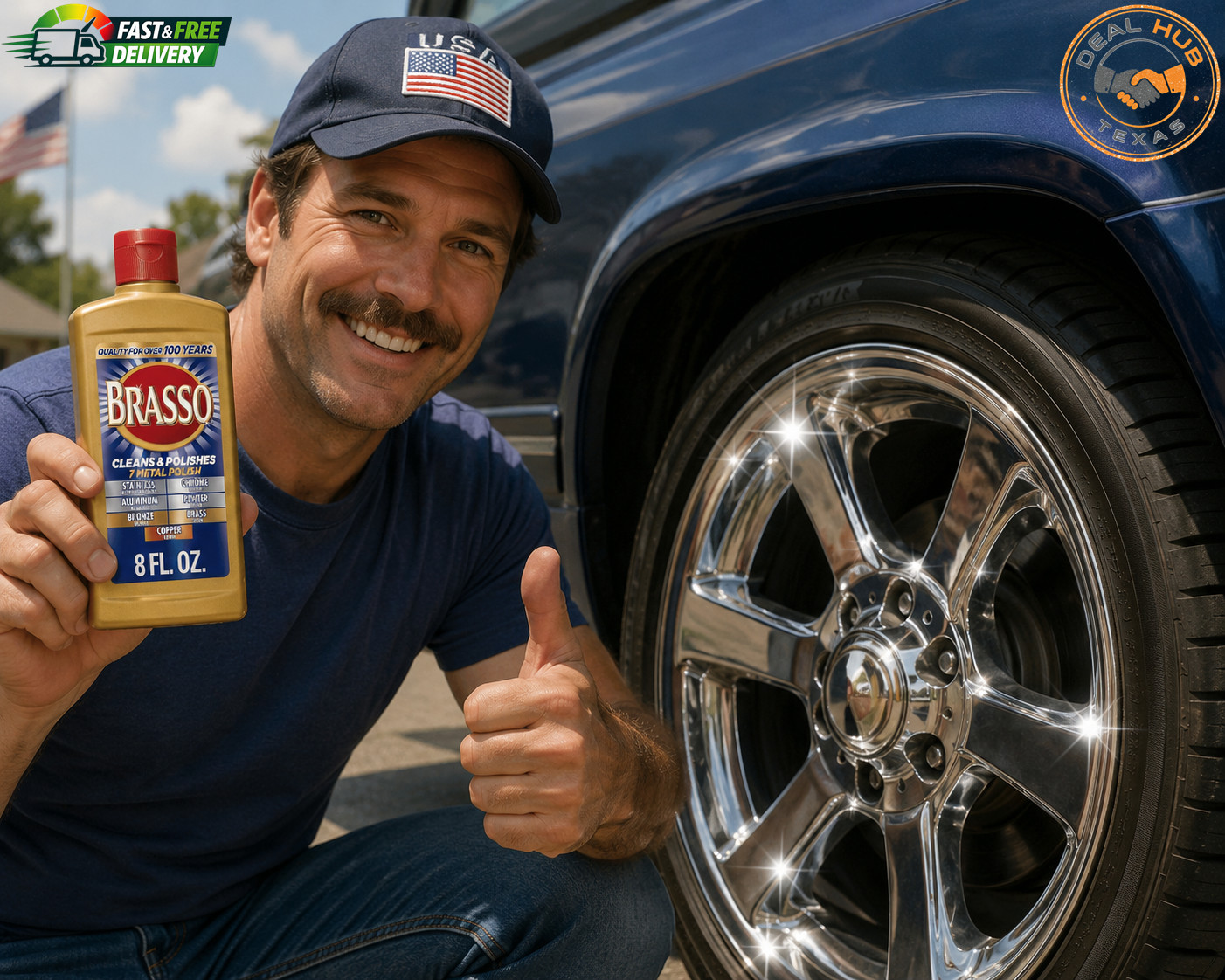 NEW Brasso-2660089334 Multi-Purpose Metal Polish, 8 oz(FAST SHIPPING)