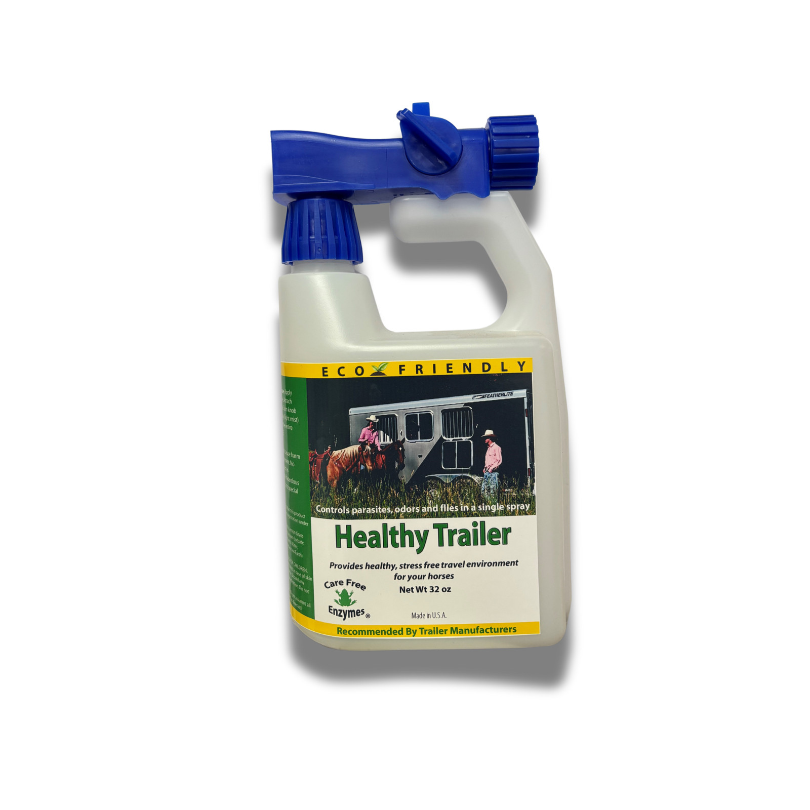 Horse & Livestock Trailer Cleaner & Deodorizer | Healthy Trailer | 32 oz & 33.9