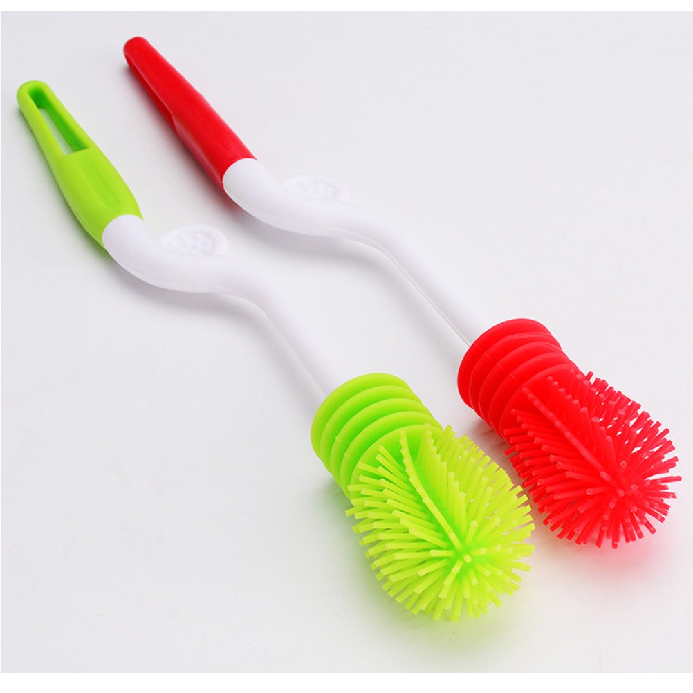Cleaning Brushes Food Grade Silicone Cylindrical Shape for Household 1Set
