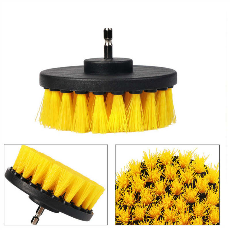 3PCS Drill Brush Power Scrubber Drill Attachments For Grout Cleaning