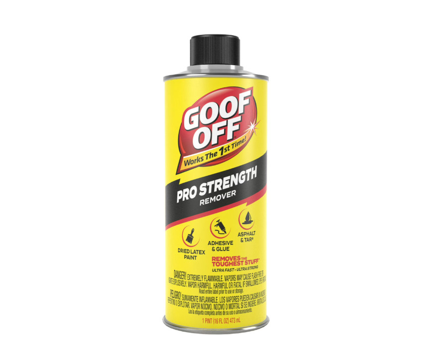 Goof Off FG653 Professional Strength Remover, Pourable 16-Ounce, Liquid, 3PK