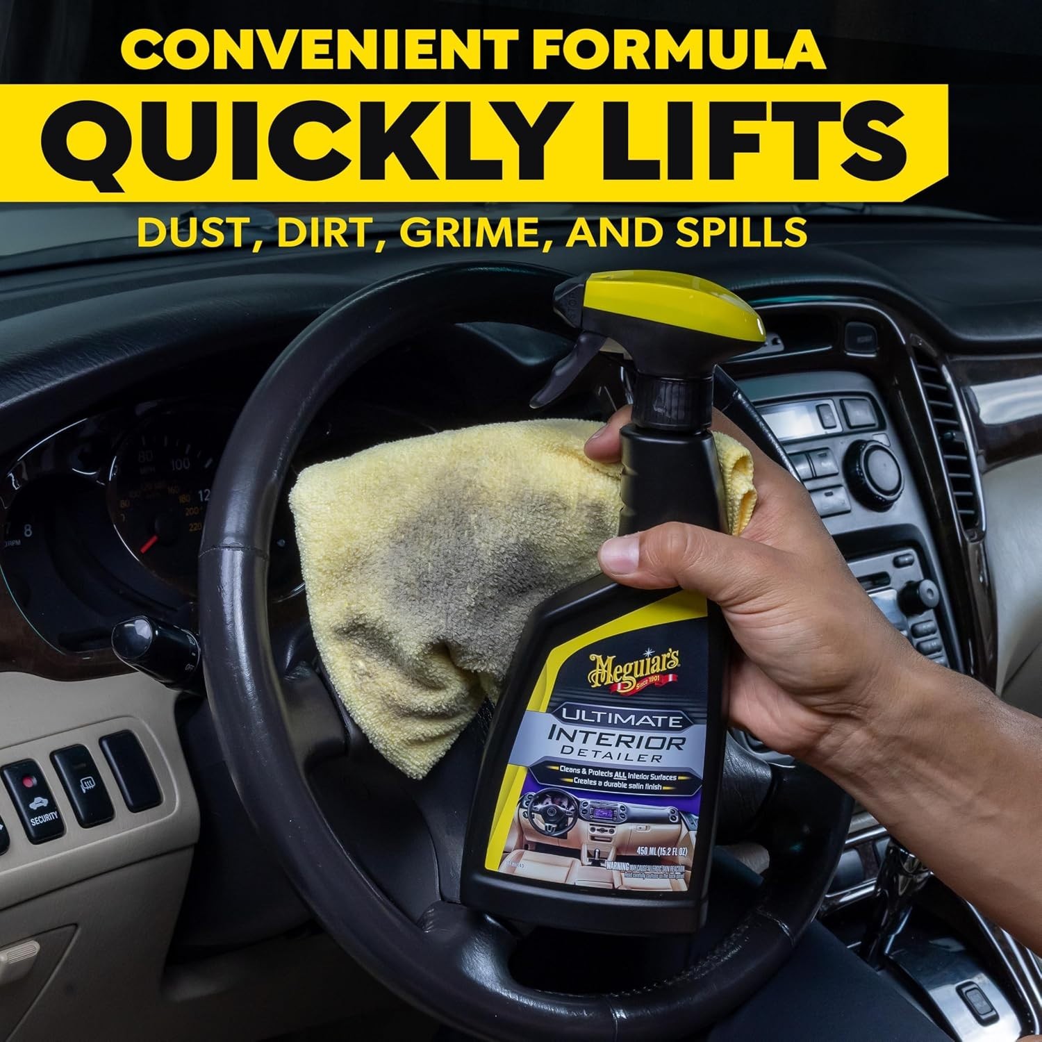 Convenient Interior Detailer 15.2 Oz – Ultimate Dirt Defense & Easy Application