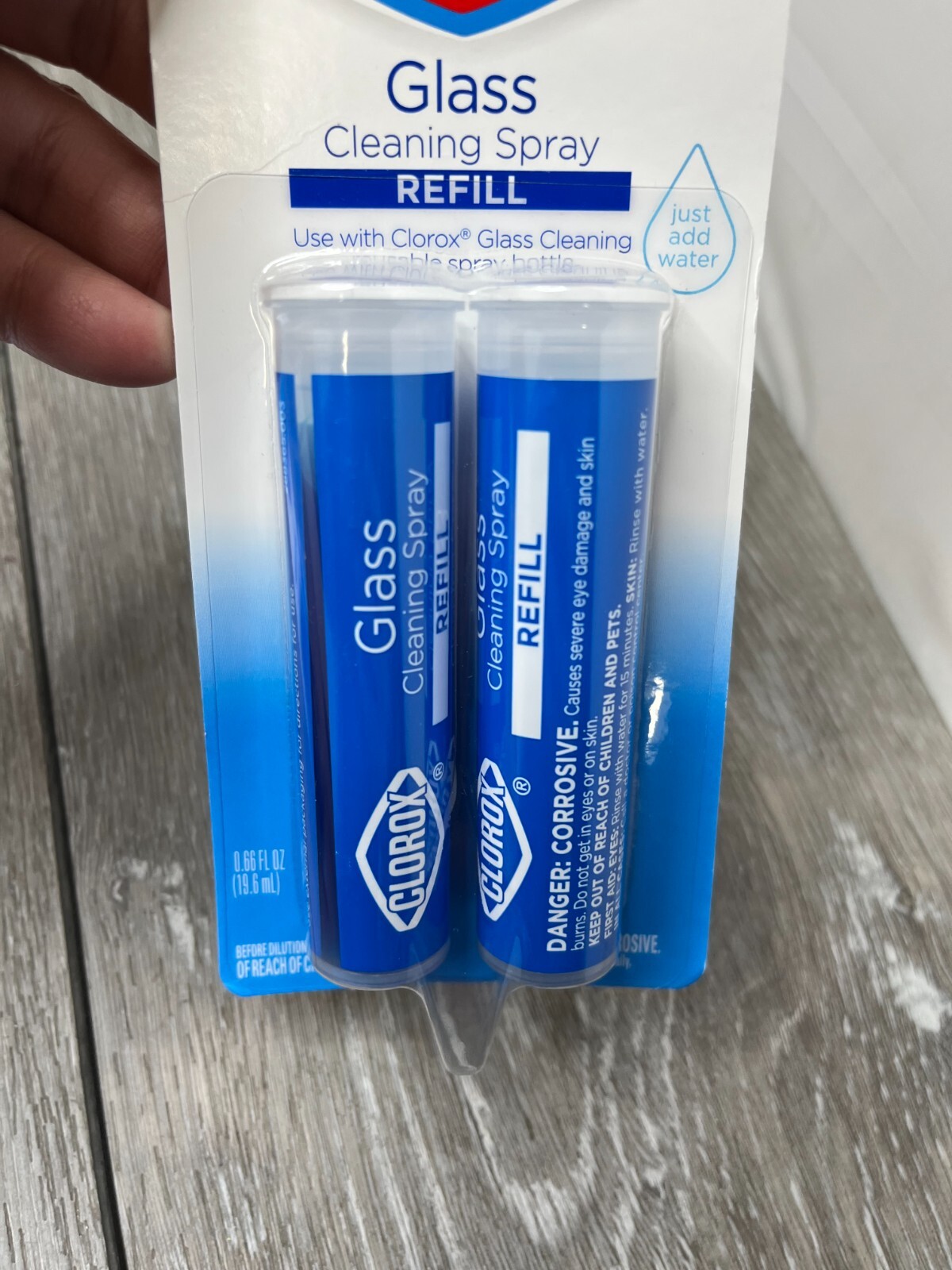 4ct Clorox Glass Cleaner Refill Cartridges for Glass Cleaner Spray Bottle
