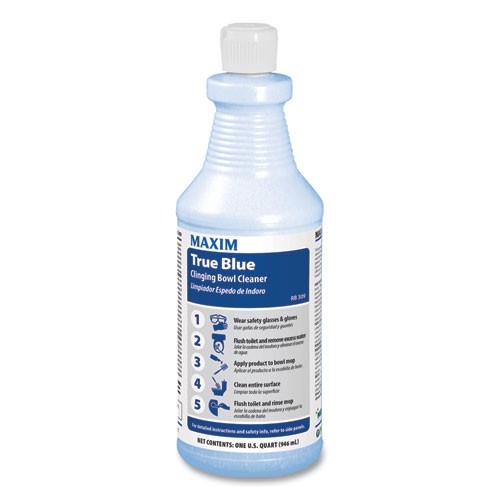 Maxim True Blue Clinging Bowl Cleaner Mint Scent Scrub free Fume-free Lot of 12
