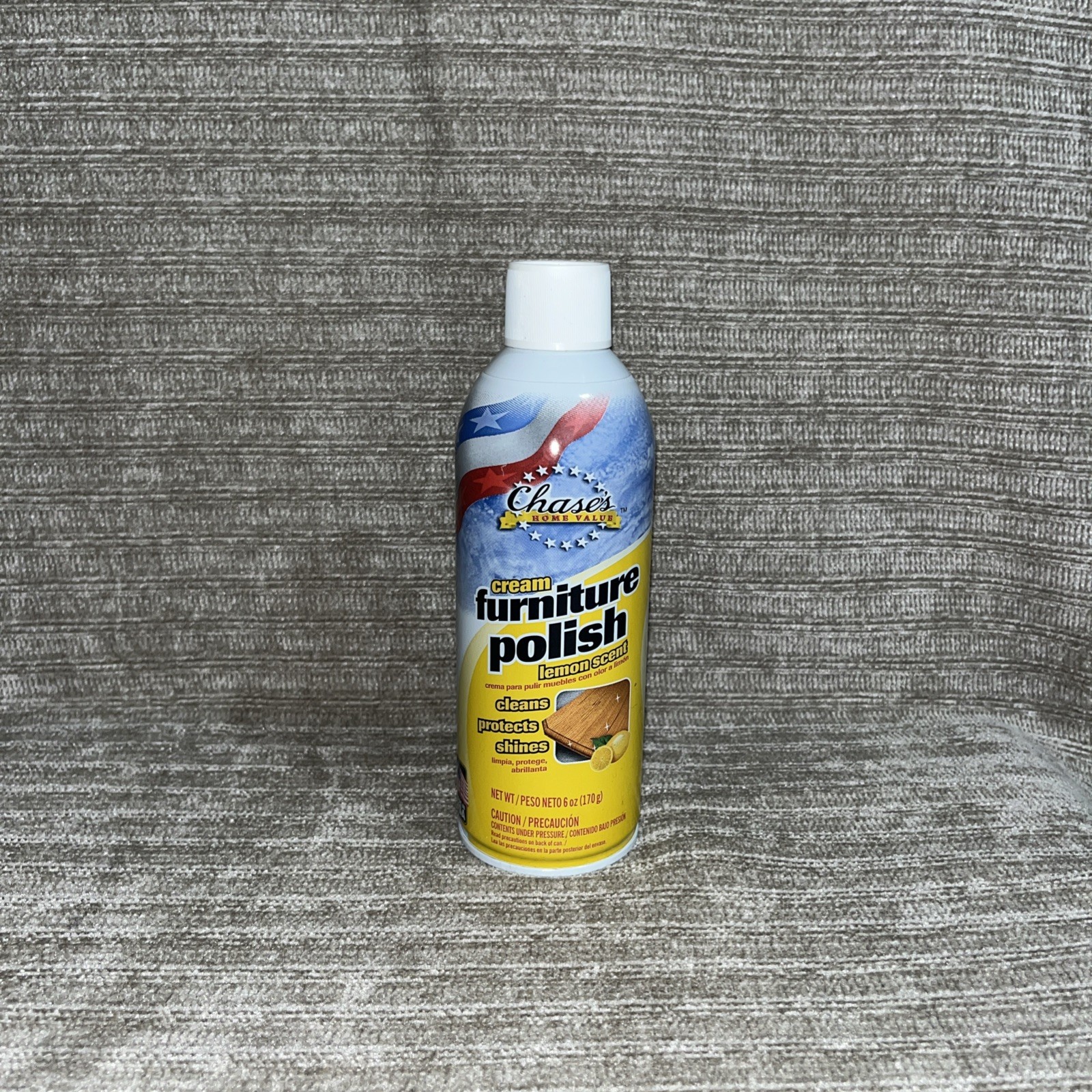 Chase Home Value Cream Furniture Polish Lemon Scent 6oz New Cleans & Protects
