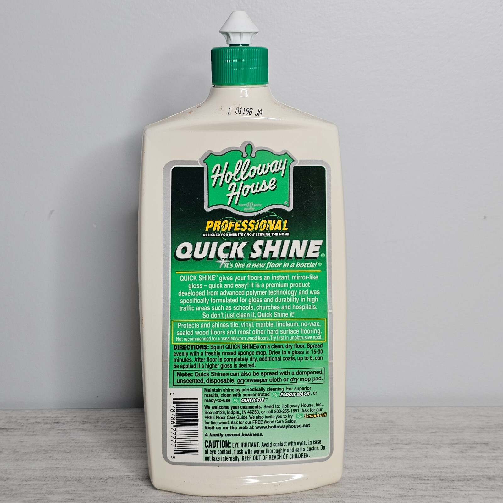 Holloway House Quick Shine Multi Surface Floor Finish, 27oz, 75% Full