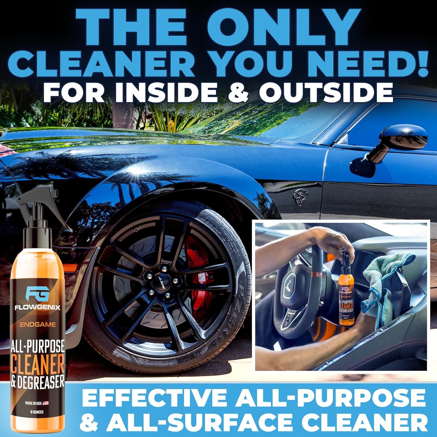 All Purpose Cleaner for Car Detailing (16oz) Color: All-Purpose-Cleaner – 16oz