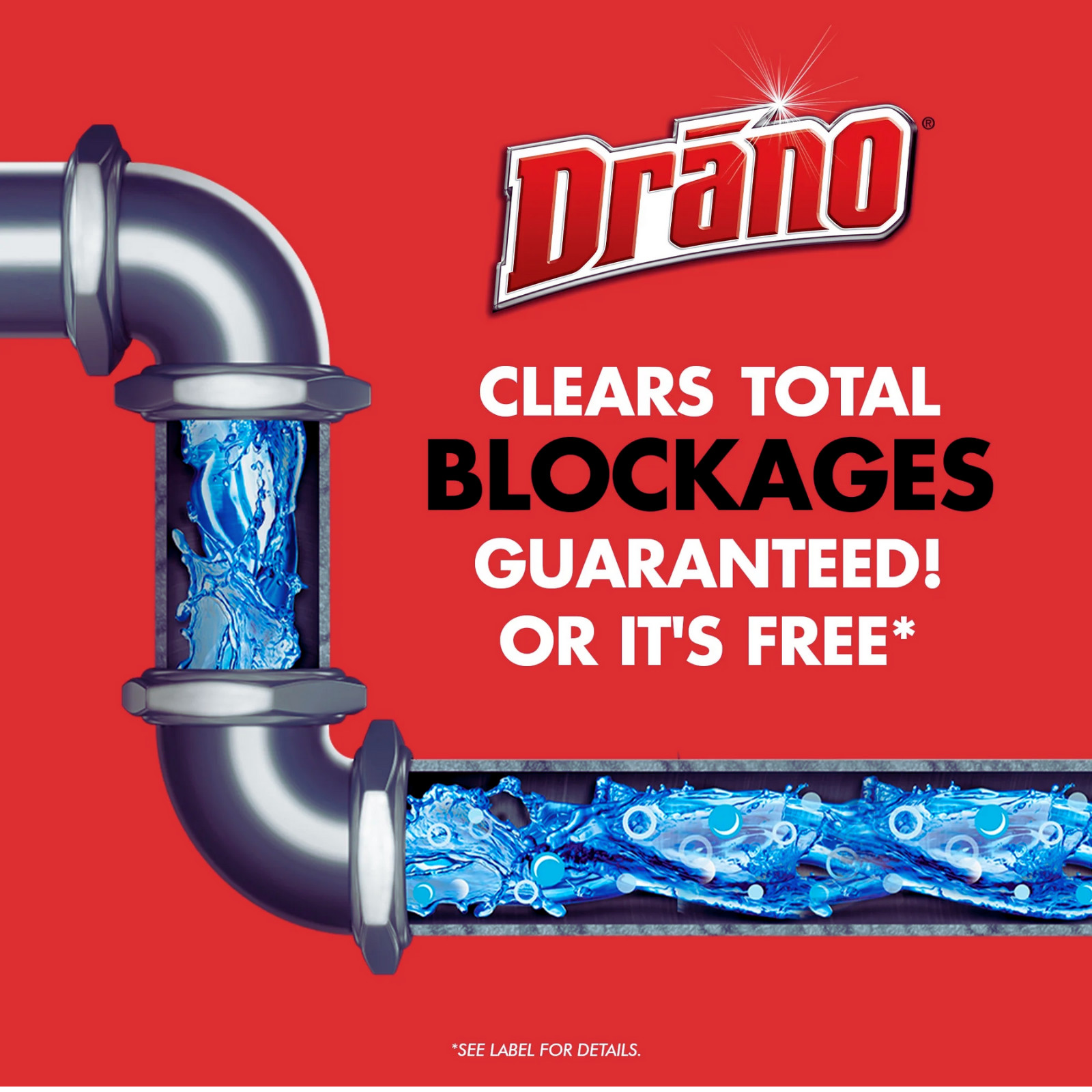 Drano Max Gel Drain Clog Remover 160oz (2 Pack) Two 80oz Bottles Bulk Value NEW